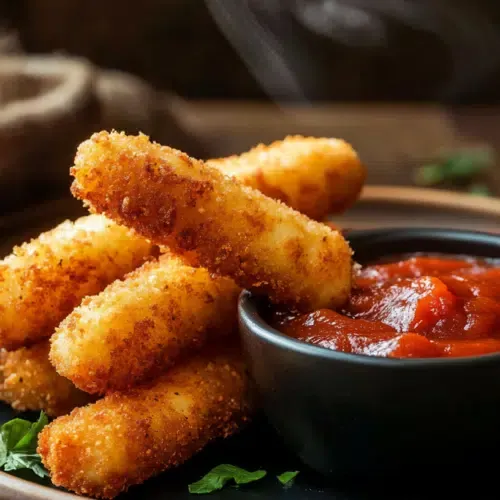 Fettarme Mozzarella-Sticks