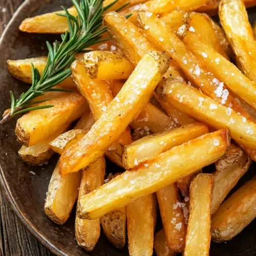 Kartoffel-Rosmarin-Pommes aus der Heißluftfritteuse