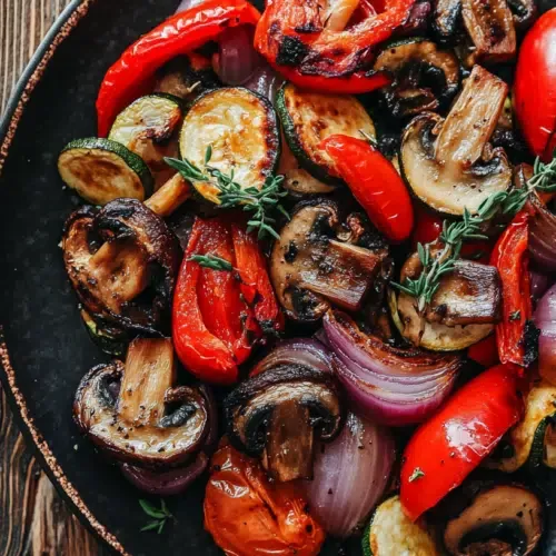 Knuspriges Pilz-Gemüse aus der Heißluftfritteuse