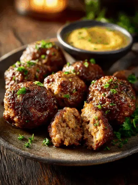 Saftige Frikadellen aus der Heißluftfritteuse