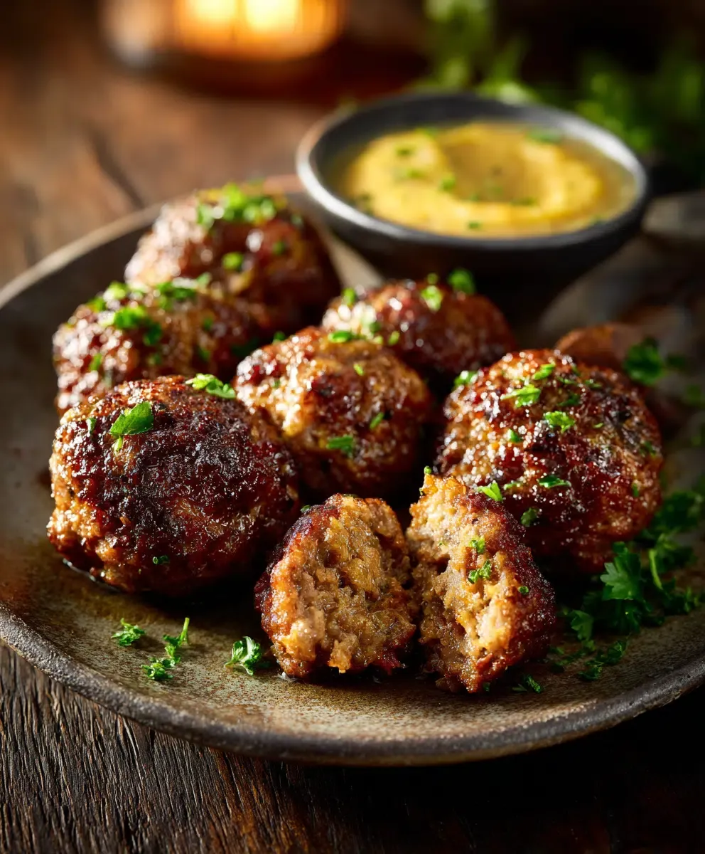 Saftige Frikadellen aus der Heißluftfritteuse