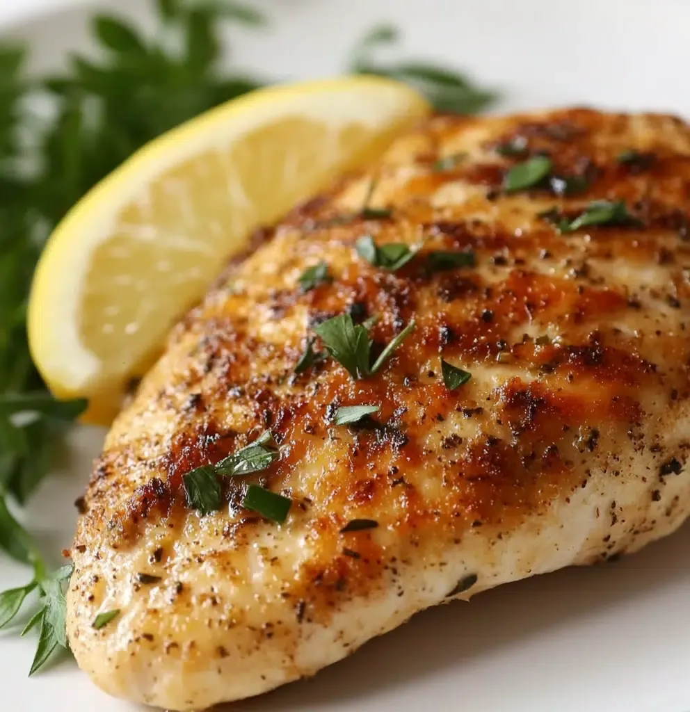 Hähnchenbrust im Kräutermantel aus der Heißluftfritteuse