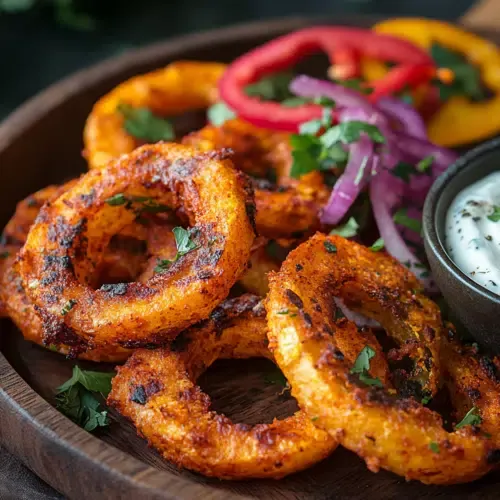 Knusprige Paprika-Taler aus der Heissluftfritteuse