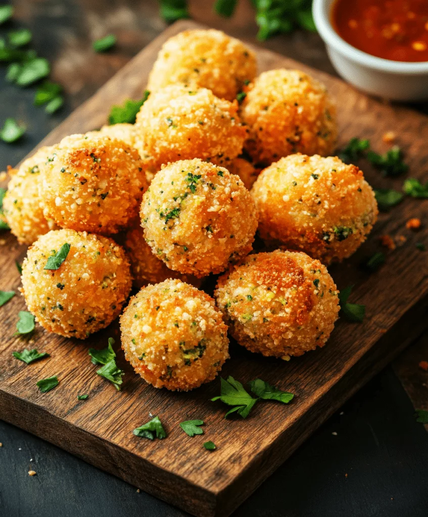 Parmesan-Brokkoli-Bällchen