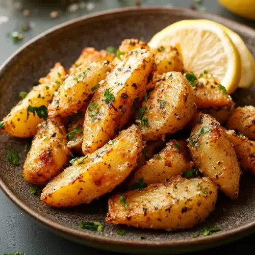 Griechische Kartoffeln aus der Heißluftfritteuse