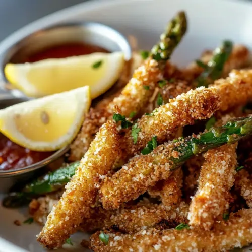 Knuspriger Spargel aus der Heißluftfritteuse