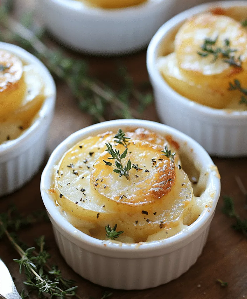 Mini-Kartoffelgratin aus der Heißluftfritteuse