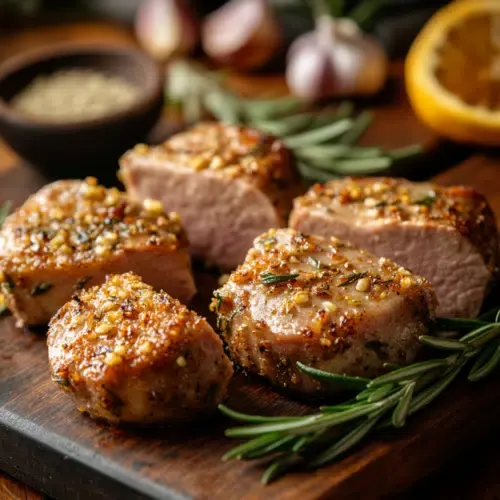 Schweinemedaillons aus der Heißluftfritteuse