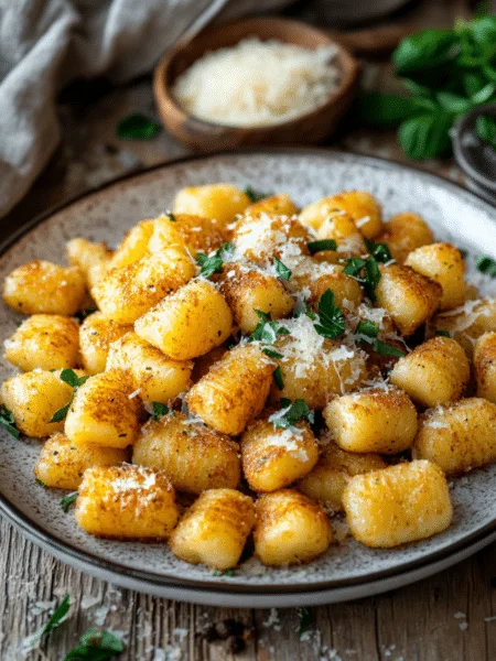 Gnocchi aus der Heißluftfritteuse