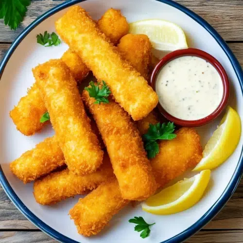 Fischstäbchen aus der Heißluftfritteuse