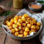 Kartoffelwürfel aus dem Airfryer