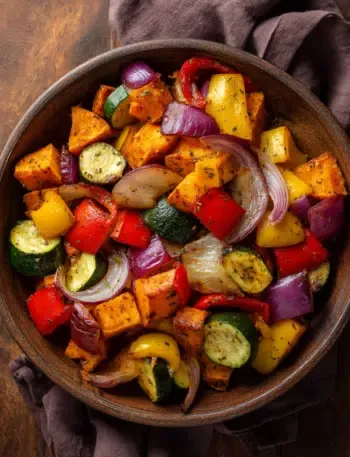 Leckeres Ofengemüse aus der Heißluftfritteuse