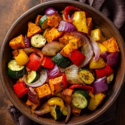 Leckeres Ofengemüse aus der Heißluftfritteuse