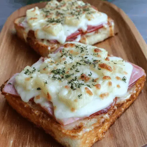 Toast Hawaii aus der Heißluftfritteuse