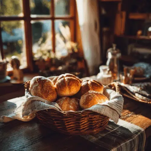 Aufbackbrötchen aus der Heißluftfritteuse