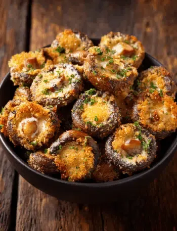 Knusprige Airfryer-Champignons