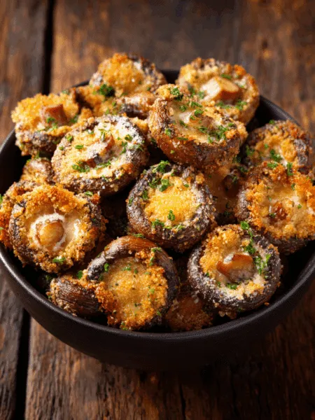 Knusprige Airfryer-Champignons