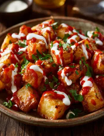 Patatas Bravas aus der Heißluftfritteuse
