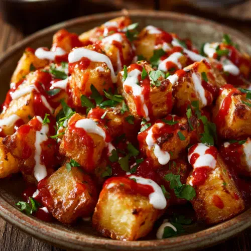 Patatas Bravas aus der Heißluftfritteuse