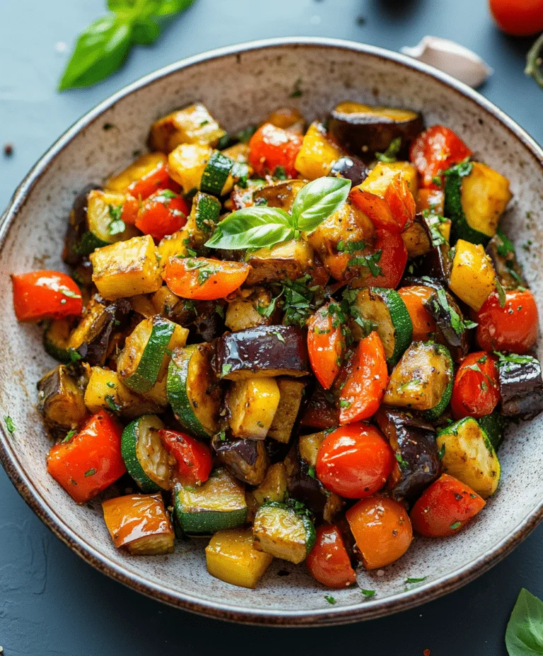 Ratatouille-Gemüse aus der Heißluftfritteuse - Heissluft Rezepte