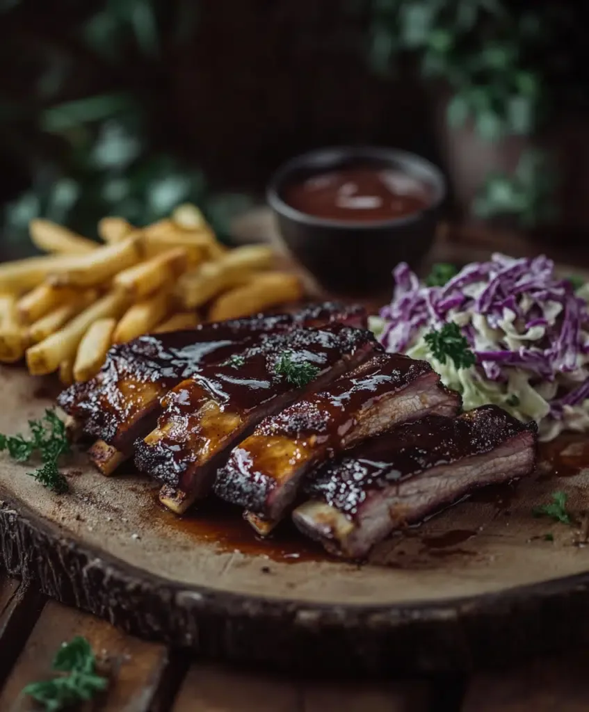 Saftige BBQ-Rippchen aus der Heißluftfritteuse
