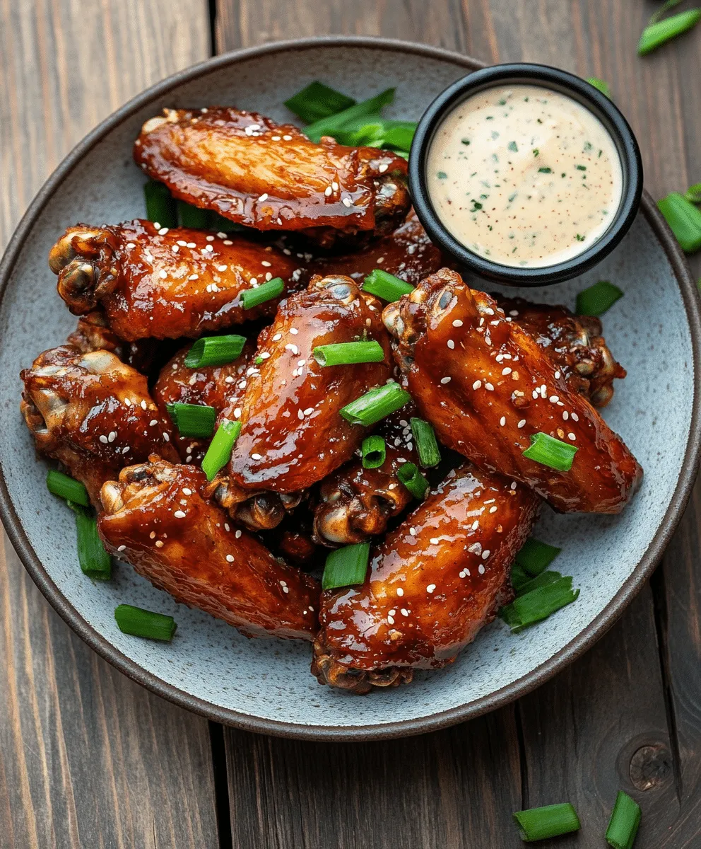 Sesam-Knoblauch-Chicken Wings aus der Heißluftfritteuse - Heissluft Rezepte